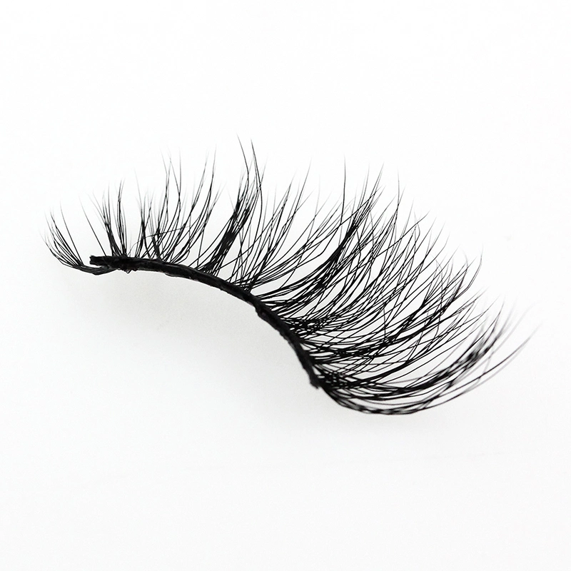 Wholesale Private Labe Vegan Fluffy Natural 3D Faux Mink Eyelash Vendors