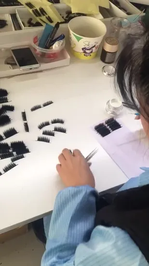 Mengfan China Vegan Lashes Hersteller Super Black Mink 2D Y-образные накладные ресницы крест-накрест 0,05 0,07 Yy Wimpern